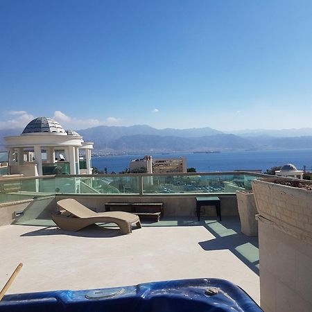 Appartamento Palmore Top Luxury Penthause With Juccuzi First Line Of The Seaside Eilat Esterno foto