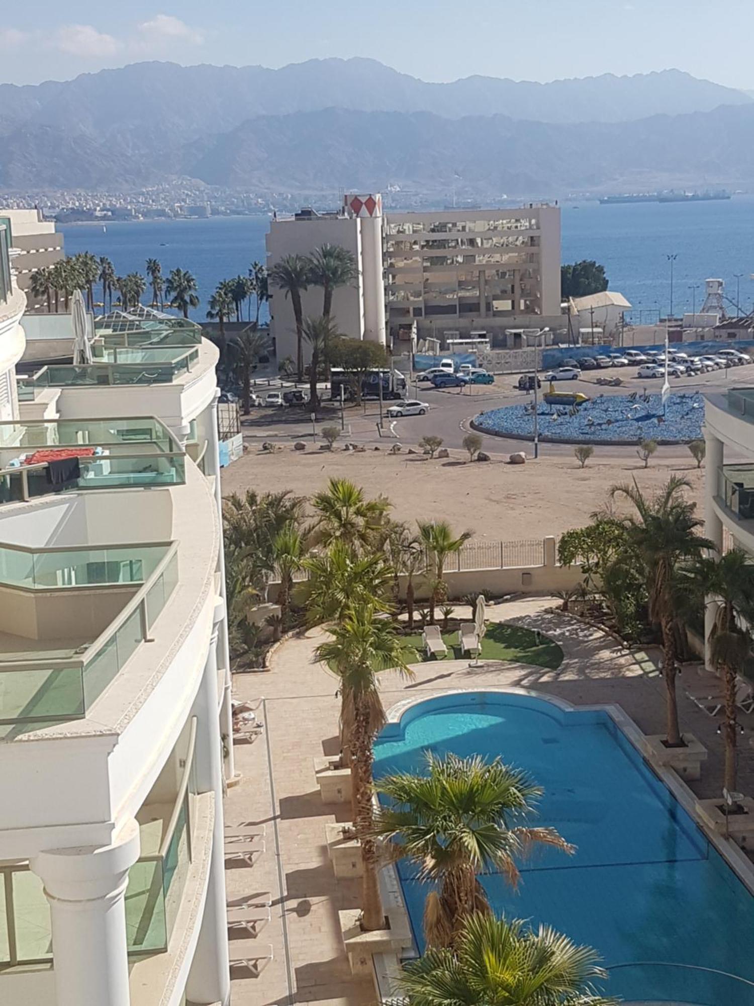 Appartamento Palmore Top Luxury Penthause With Juccuzi First Line Of The Seaside Eilat Esterno foto