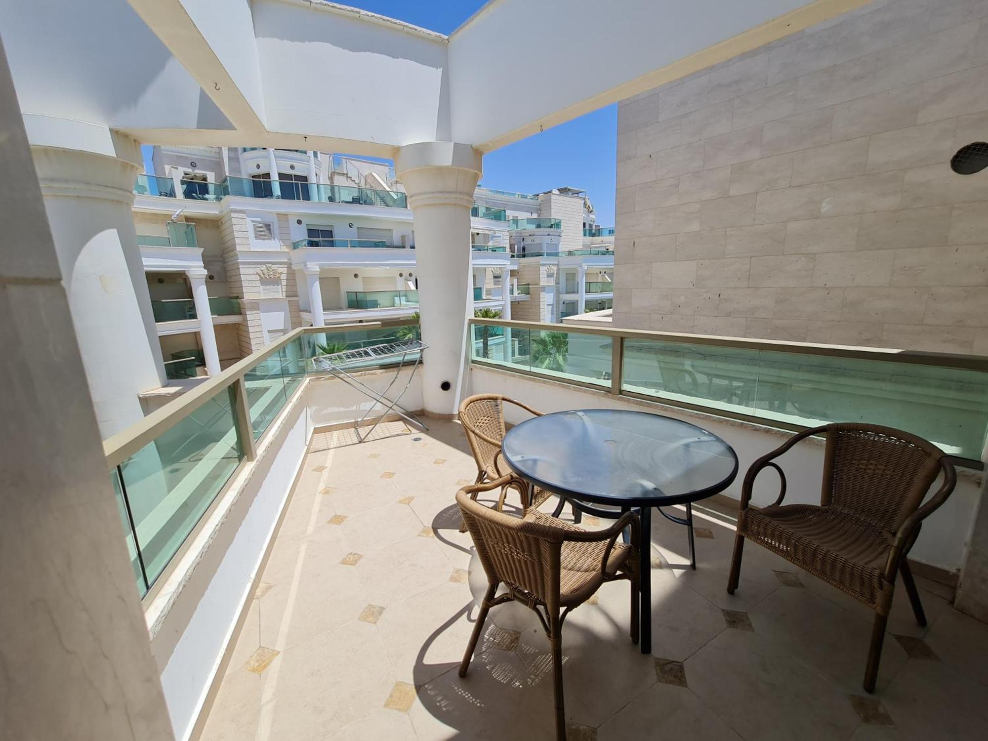 Appartamento Palmore Top Luxury Penthause With Juccuzi First Line Of The Seaside Eilat Esterno foto