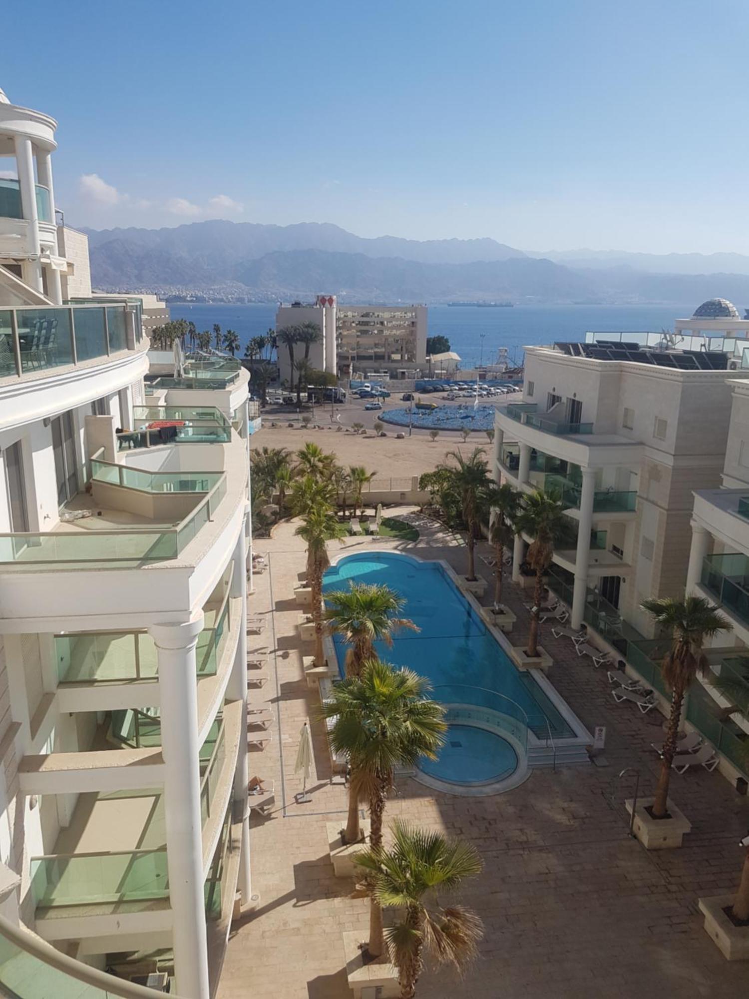 Appartamento Palmore Top Luxury Penthause With Juccuzi First Line Of The Seaside Eilat Esterno foto